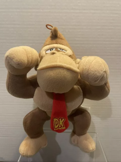 Donkey Kong Plush Nintendo Super Mario Bros Plush Toy Stuffed Licensed 2019 10”