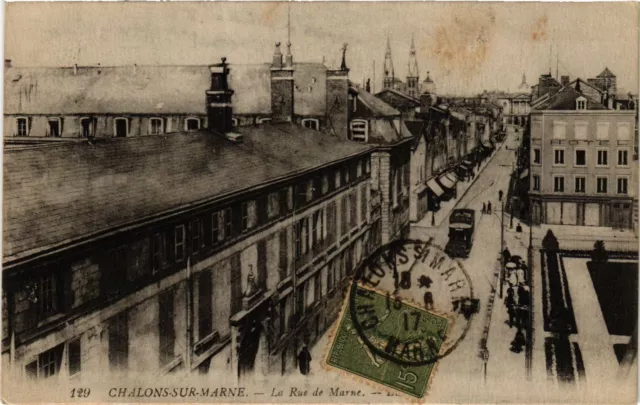 CPA CHALONS-sur-MARNE - La Rue de Marne (742303)