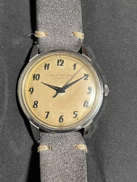 1950’s Girard-Perregaux Gyromatic Automatic Watch Vintage RARE