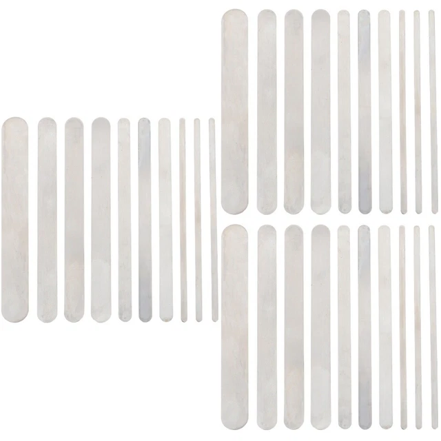 30 piezas brazalete de metal en blanco hágalo usted mismo joyería troquelado pulsera troquelado kit de punzonado