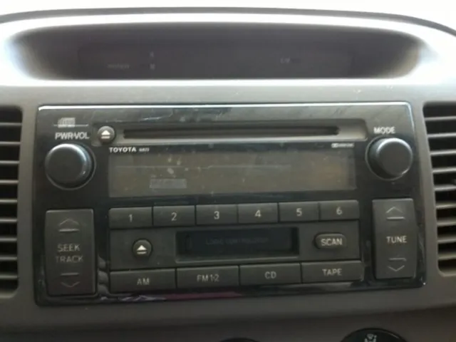 Audio Equipment Radio Receiver CD With Cassette Fits 02-04 CAMRY 36538