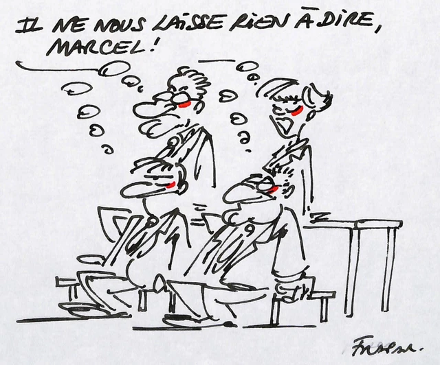 HUMOUR PRESSE Fran ois FRAPAR Rien Dire Marcel DESSIN humour-presse-fran-ois-frapar-rien-dire-marcel-dessin