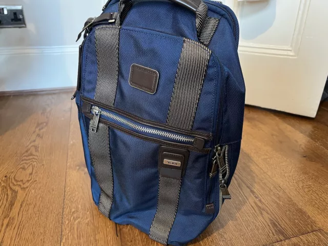 Tumi Alpha Bravo Casual Daypack Blue, single strap in Ballistic Nylon RRP£275.00