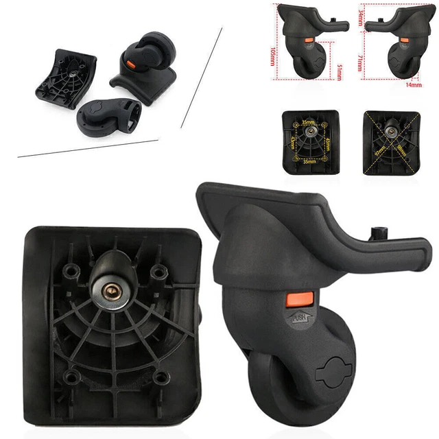 Luggage Suitcase Wheel Replacement 360 Spinner Repair Mute Wheels Swivel Casters