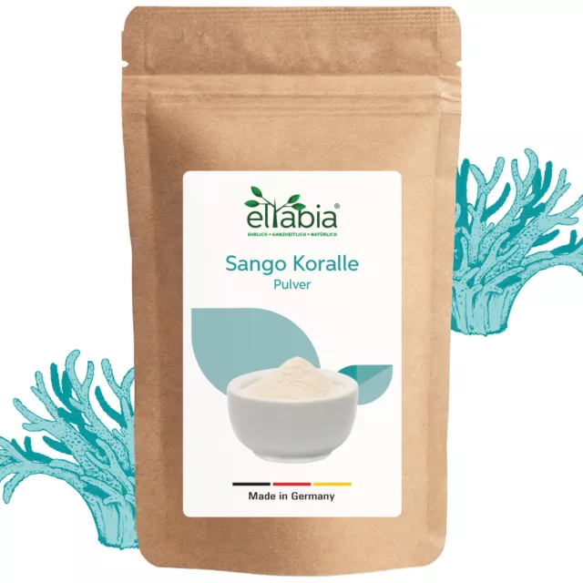 Sango Koralle Pulver 1kg | 34% Calzium Premium Meereskorallen Magnesium Okinawa