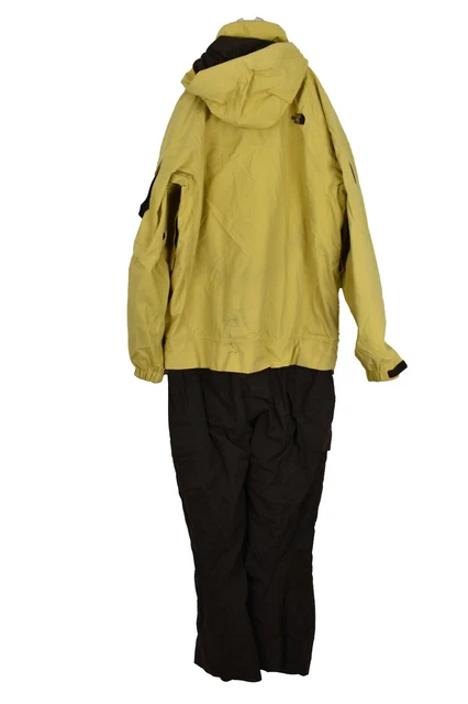 THE NORTH FACE Prodigy HyVent Brown/Yellow One Piece Ski Suit Size M Mens 2