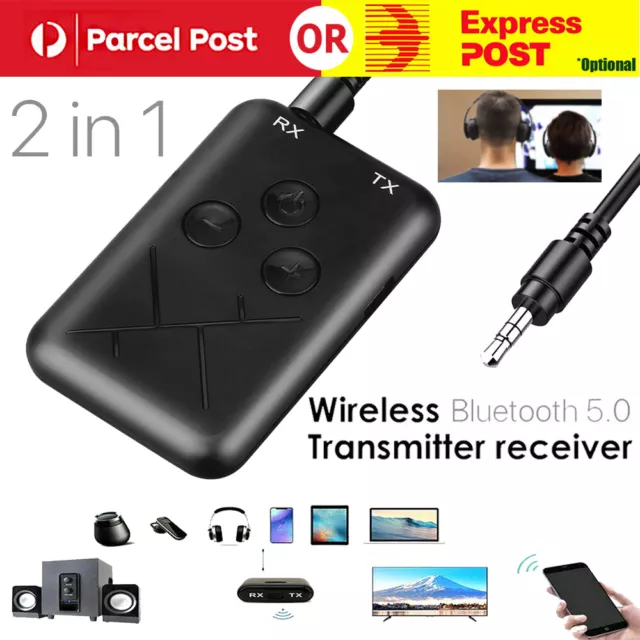 3.5mm Bluetooth Wireless Transmitter Receiver A2DP Stereo AUX Audio Music Adapte