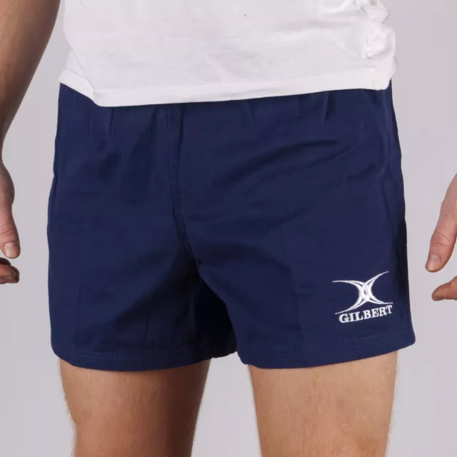 Casual Summer Shorts - Gilbert Rugby Photon Training Shorts - Navy Mens: 2XS - M