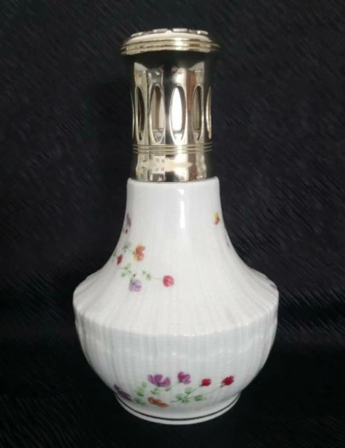 Ancienne lampe berger porcelaine Limoges Giraud AS Viola