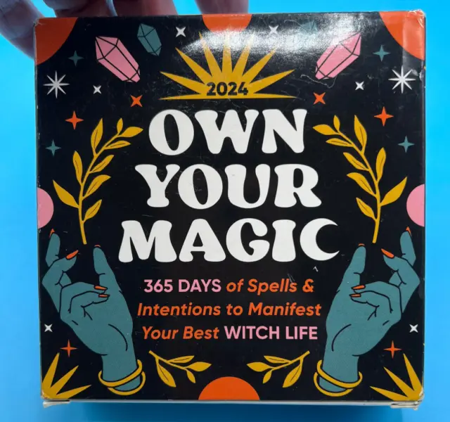2024 Own Your Magic Boxed Calendar: 365 Days of Spells and Intentions to  Manifest Your Best Witch Life : Sourcebooks: : Books