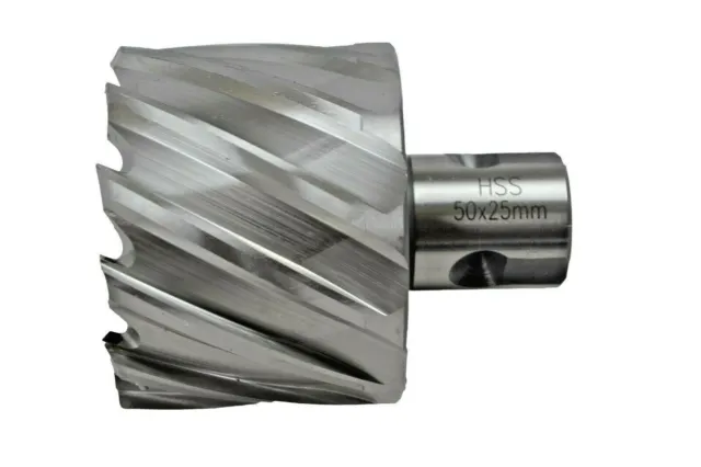 50x25mm HSS Annular Broach Cutter -Universal Shank Rotabroach Magnetic Drill
