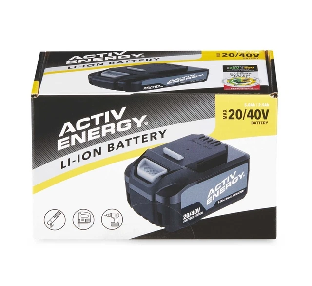 FERREX ACTIV ENERGY 20V-40V Li-Ion Battery Aldi*Brand New Stock* In Box ...