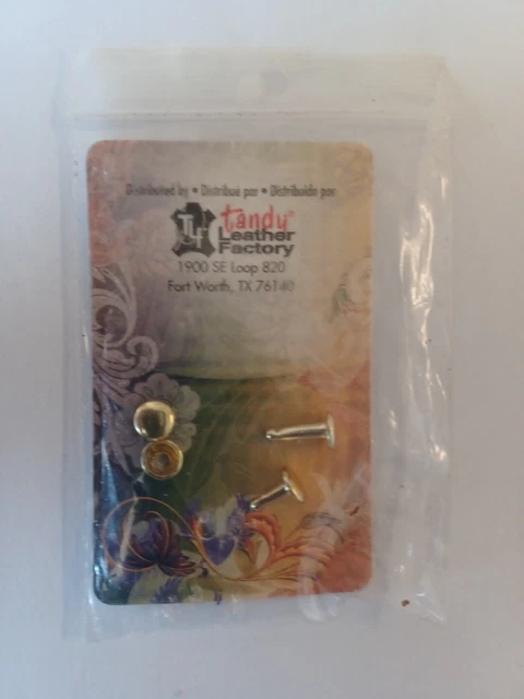"12 Stärke Schrotflinte Schale Concho RIVALBACK 7403-00 Tandy Leder Niete Conchos"