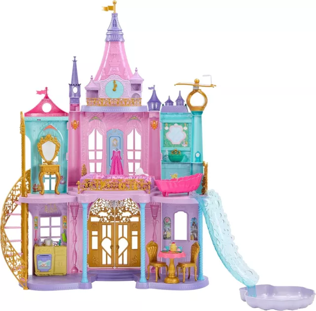 Maison De Poupée Barbie Jeu Jouet Enfant Château Aventure Magiques Sur 3 Niveaux