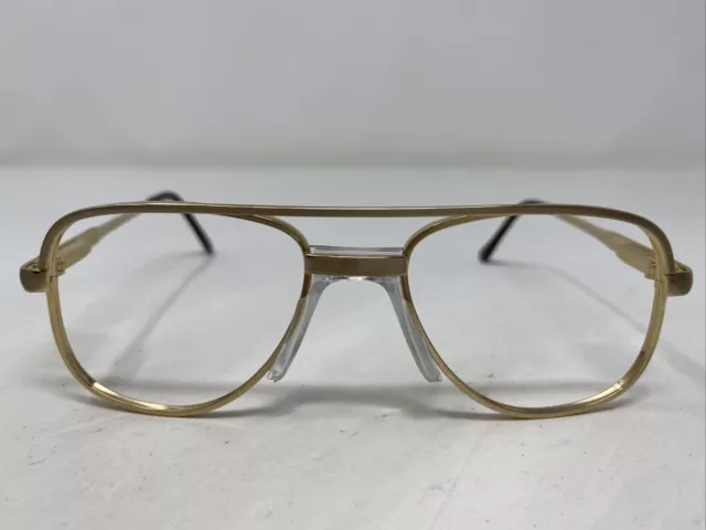 Regal Collection MICHAEL GLD 48-20-130 Gold Metal Full Rim Eyeglasses Frame PY80