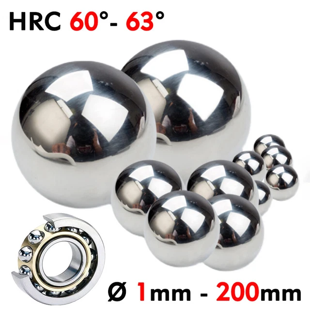 Chrome Steel Grade 100 AISI Gcr15 Steel Ball Bearings - Sizes 1mm - 200mm