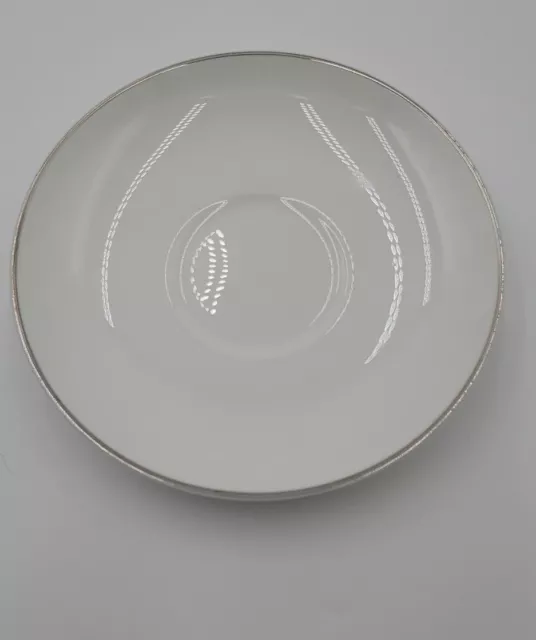 Crown Staffordshire Bone China Platinum Band Saucer Plate Federated Store