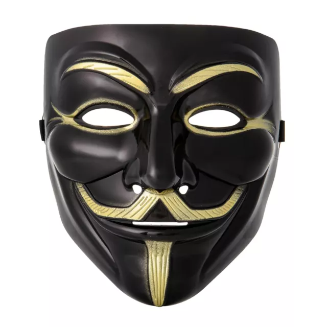 V Vendetta Guy Fawkes Face Mask Anonymous Hacker Fancy Dress Halloween  Cosplay·