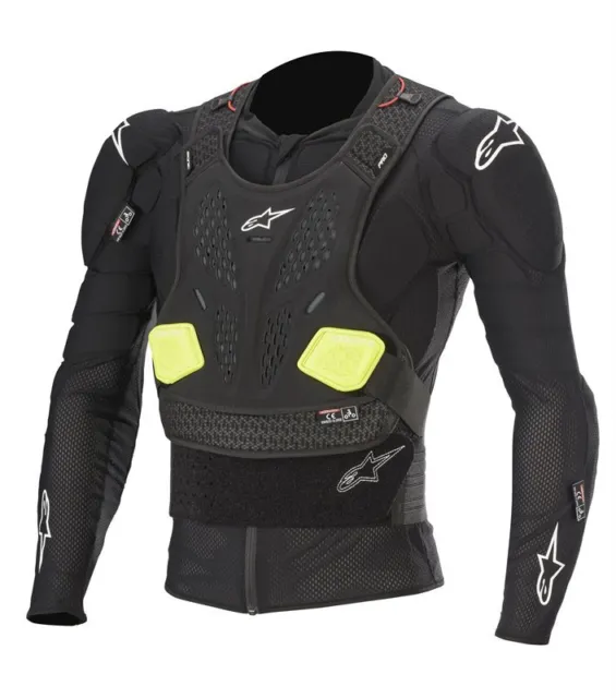 Alpinestars - Pettorina Motocross Bionic Pro V2 Protection Jacket - Nero/Giallo