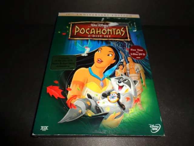 POCAHONTAS-10th Anniversary Edition 2 Disc Set-Rare NEW Disney Family Film--DVD