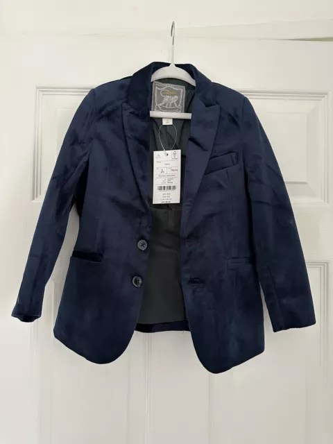 Monsoon Smart Velvet Blazer Navy Boys 5years - New with tags, Ideal For Weddings