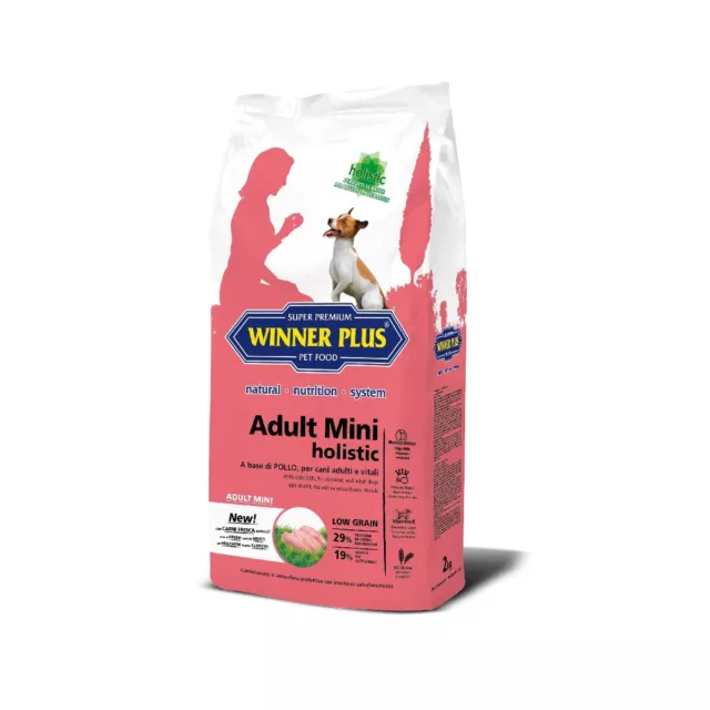 WINNER PLUS Crocchette MINI con carne di pollo fresca-cani di taglia piccola 2kg