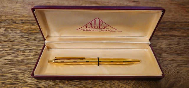Stylo à Bille Lalex Plaqué Or - Occasion - État à Vérifier En Photos
