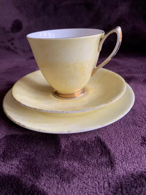 Royal Albert Gossamer Yellow Bone China Trio