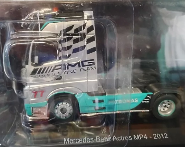 MERCEDES BENZ ACTROS MP4 AMG F1 truck tuning collection 1/43 BF TRANSPORT CAMION