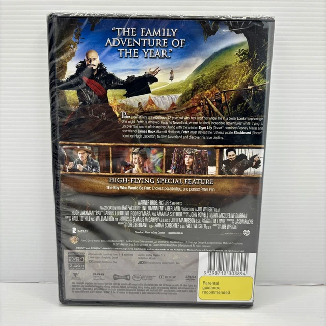 PAN DVD REGION 4 PAL Free Tracked Postage Brand New & Sealed 2015 Hugh ...