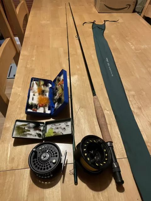 Fly Fishing Tackle Rods Reels & Flies Including Lureflash Viper & Vintage Abu