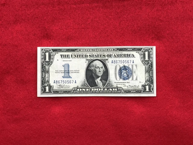 FR-1606 1934 Series $1 One Dollar Silver Certificate *Extremely Fine*
