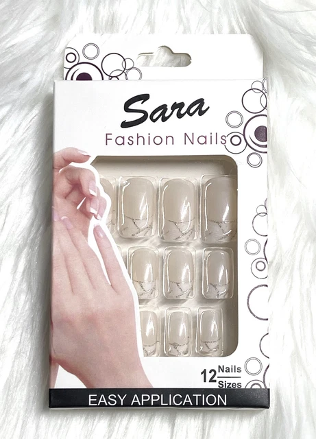 Faux Ongles Autocollants - Lot De 23 Ongles Neufs Avec Lime Incluse - Prêt à Poser