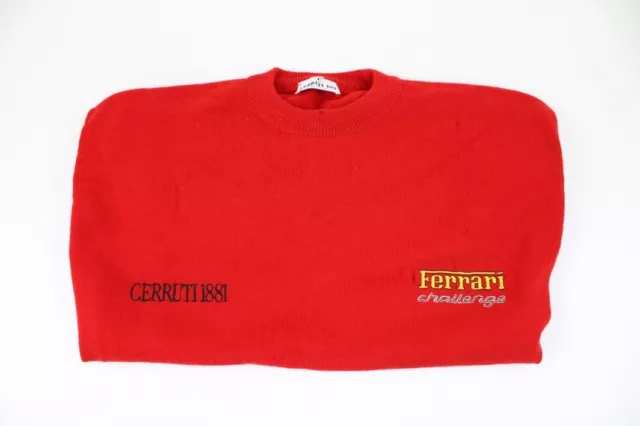 1992-96 Ferrari 348 355 Challenge Team Jumper Sweatshirt Cerruti 1881