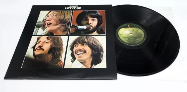 The Beatles Let It Be 1970 Stereo Misprint Vinyl LP Record Apple Aussie Press EX