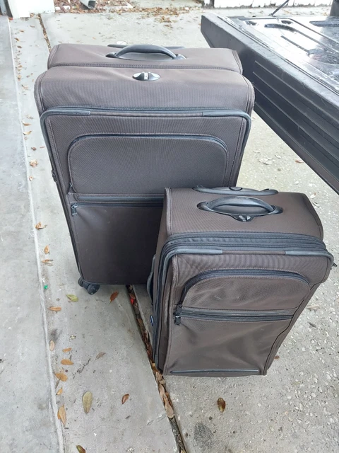 Tumi International Expandable Check in Carry On Brown Alpha G4 Luggage Suitcase