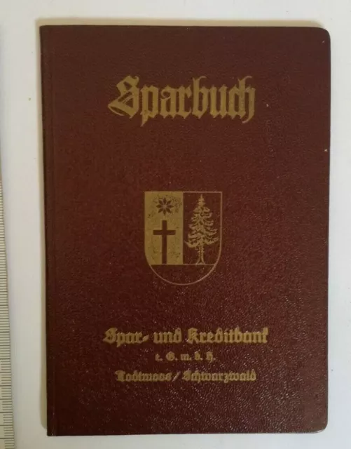 1961 SPARBUCH SPAR KREDIT BANK GERMANY BOOKLET PASSBOOK Savings book BANKBOOK