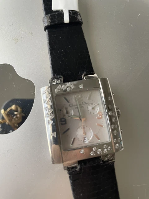 Genuine Christian Dior Riva Diamond Watch