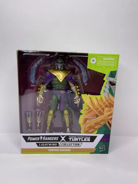 TMNT Ninja Turtles X MMPR Power Rangers Morphed Shredder Lightning Collection.