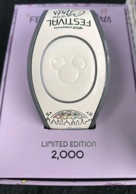 2022 Disney Parks Epcot Festival Of The Arts Mickey Minnie Figment MagicBand NEW