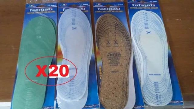 28 PAIA Solette per scarpe ASSORTITI piedi dal 24 al 45