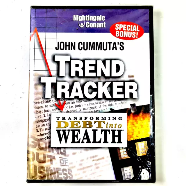 JOHN CUMMUTA'S TREND TRACKER TRANSFORMING DEBT into WEALTH, New, Free Shipping