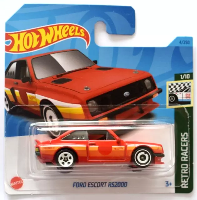 Hot Wheels 2023 Ford Escort Rs2000 Retro Racers Neu & Ovp