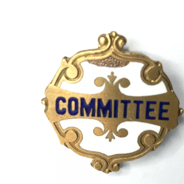 1940's Club Or Association Committee Members Enamel badge 3 x 3 cm's