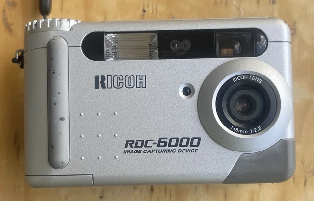 RICOH ROC-6000 CAMERA Image Capturing Device with case battery & 8mb ...