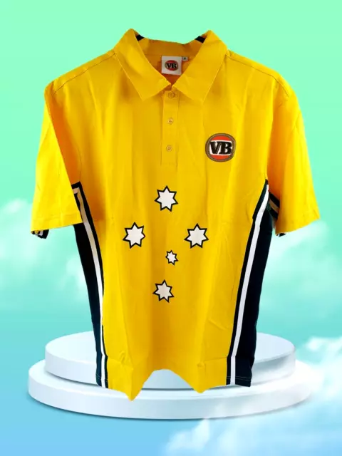 Shane Warne Warnie 23 VB Polo Shirt Size XL Cricket Australia