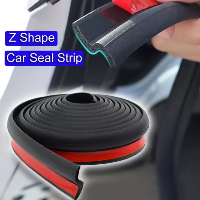 Z Type Car Door Seal Strip Edge Rubber Weatherstrip Sealing Rubber Strip Trim