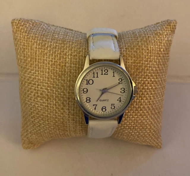 Women's Accutime White Watch