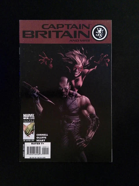 Captain Britain And MI 13 #5  Marvel Comics 2008 VF+