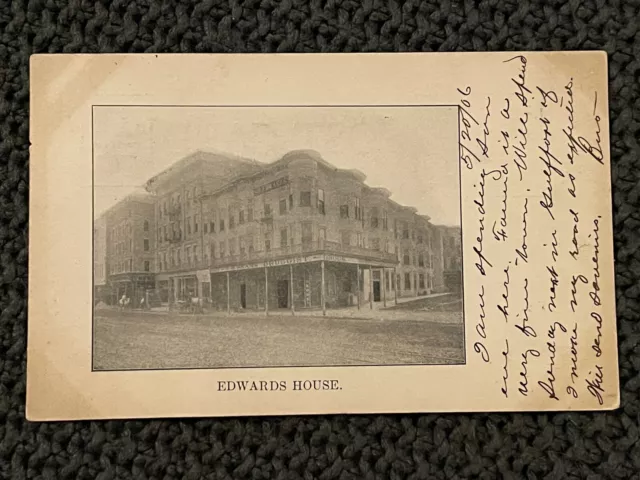 EDWARDS HOUSE JACKSON MISSISSIPPI MS Vintage Postcard HINDS COUNTY